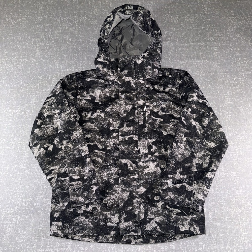 Columbia Kids 8 Camo Omni-Tech Interchange 3-in-1 Waterproof Winter Jacket Shell